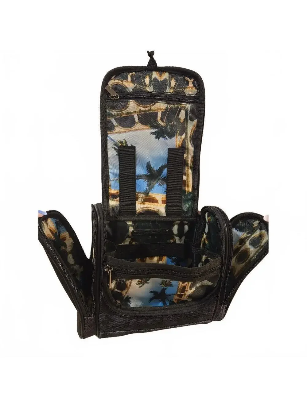 Robert Graham Dopp Kit Hanging Toiletry Bag Travel Case Camo Camouflage Men's